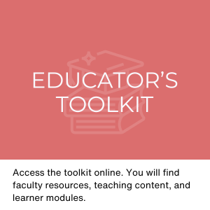 Find teaching resources and learner modules online.