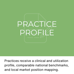 Receive your practice's clinical and utilization profile.